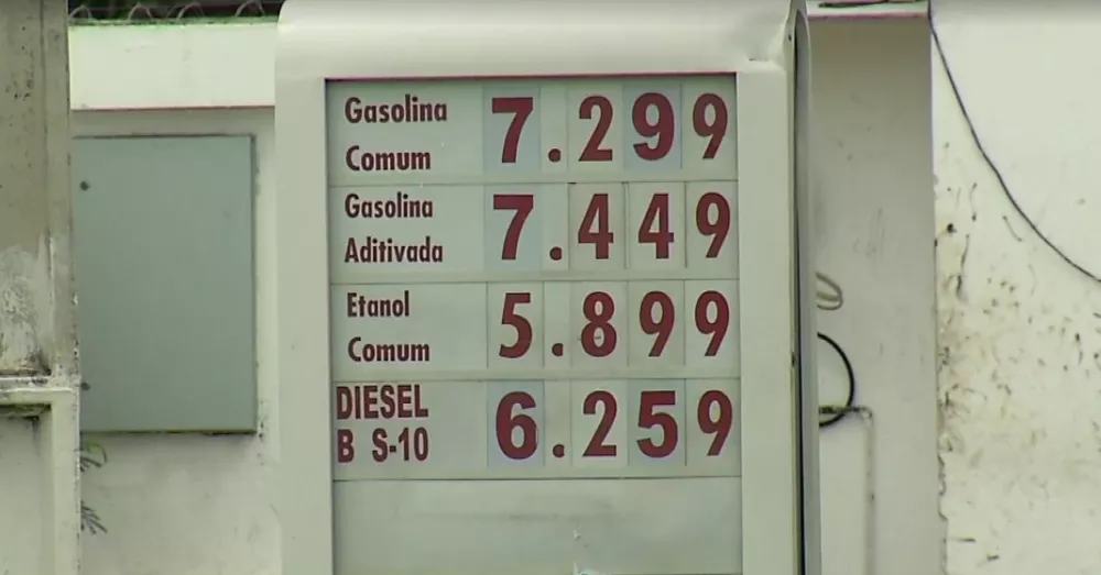 Alegria de "pobre"... Gasolina volta a custar R$ 7 em Natal