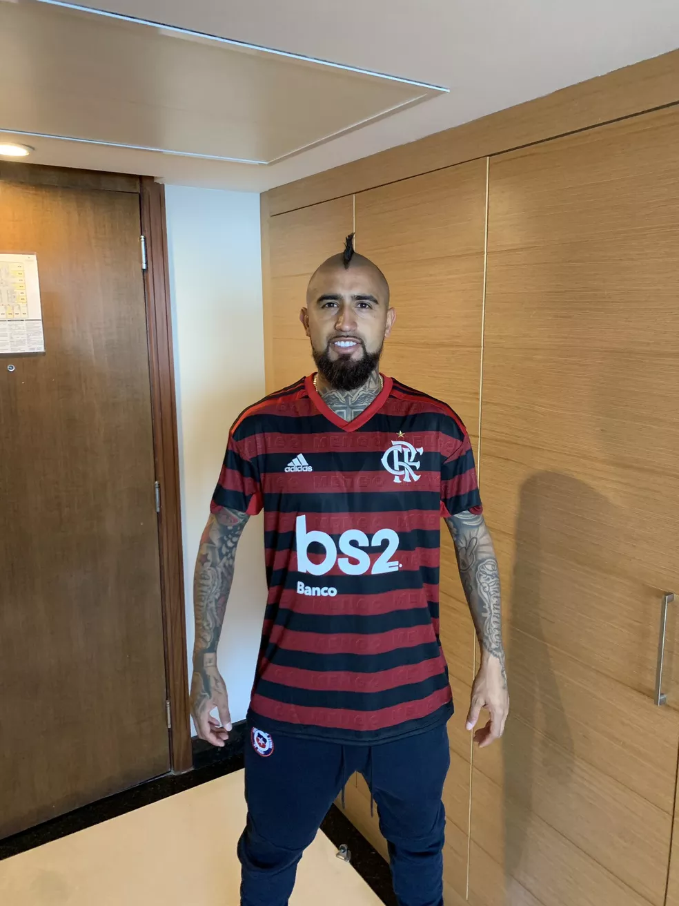 Flamengo acerta contratação de Vidal