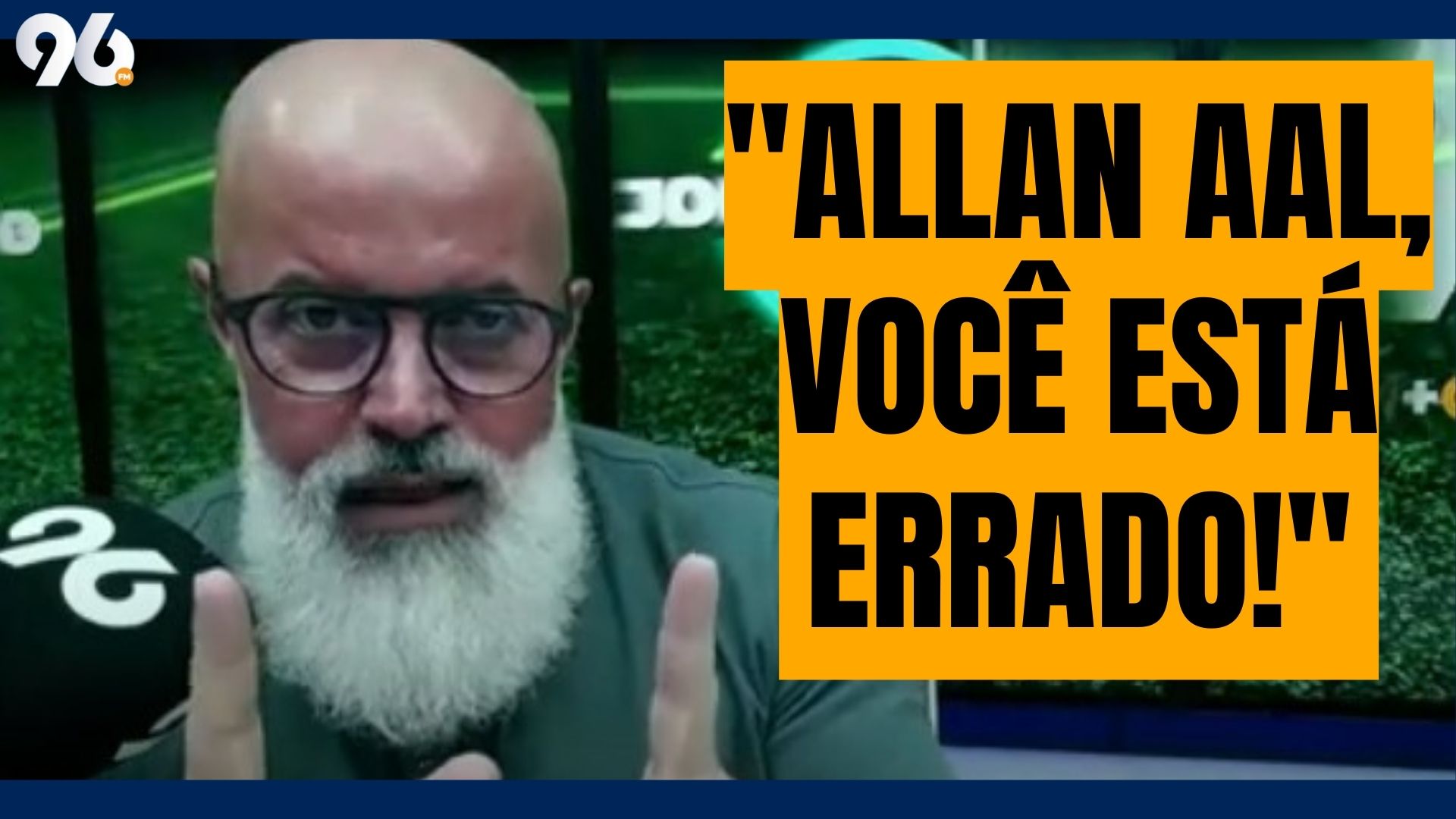 [VIDEO] Editorial: 96 FM deixa claro que é contra treino fechado! Allan Aal começou mal