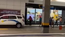 [VÍDEO] Homem é detido no estacionamento do Midway Mall suspeito de furto