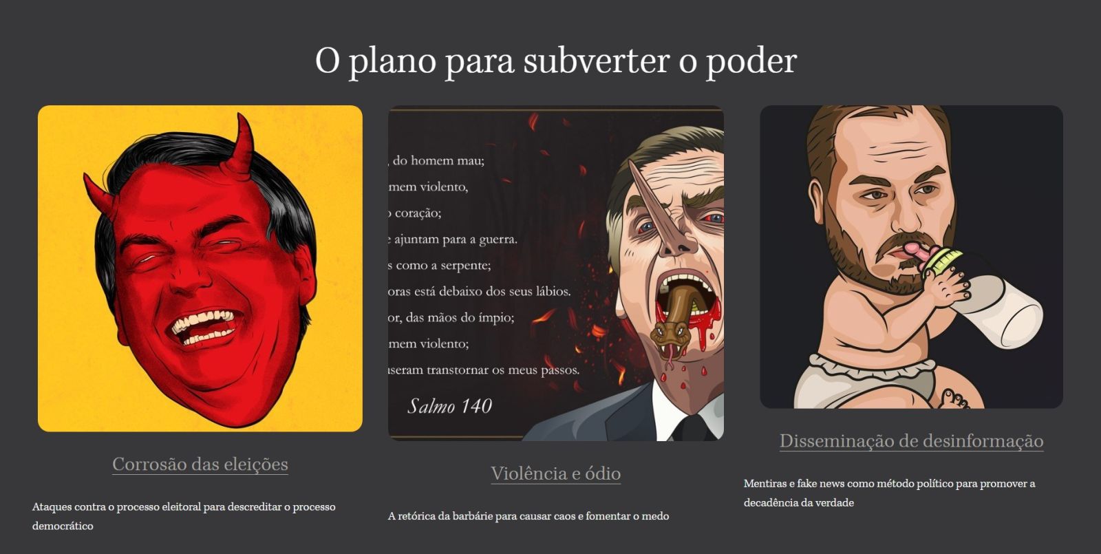 Campanha identifica responsável por “recriar” site com ataques a Bolsonaro