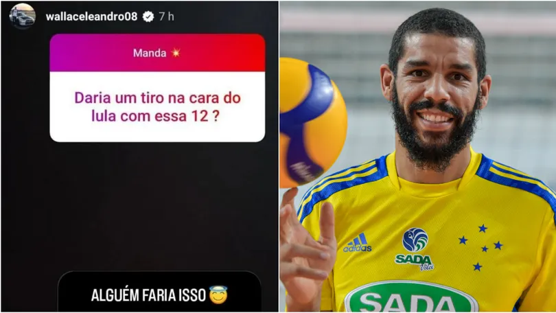 Ídolo do vôlei brasileiro deve ser denunciado após post sobre "tiro na cara de Lula"