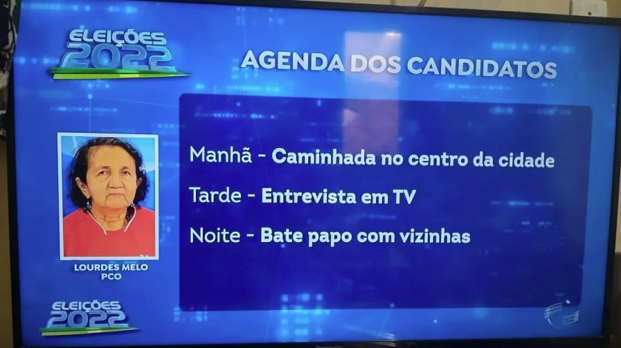 [VÍDEO] Candidata ao Governo discute com jornalista ao vivo e coloca "bate-papo" com vizinhas em agenda oficial