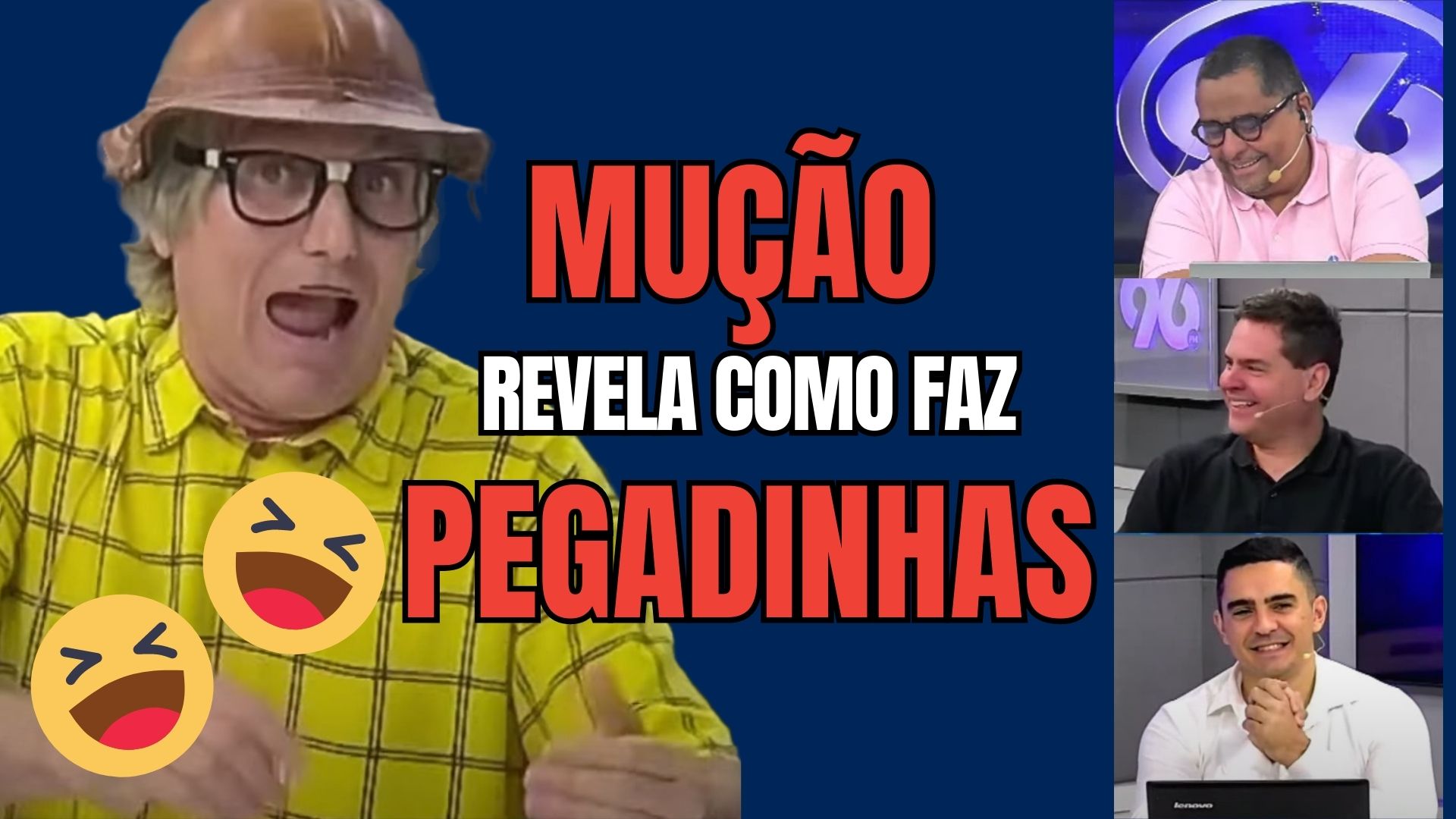 [VIDEO] Imperdível: Mução revela como fazia as pegadinhas que marcaram época