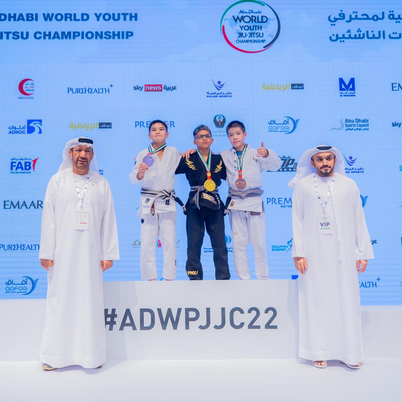 Aos 11 anos, atleta potiguar é campeão mundial de jiu-jitsu em Abu Dhabi