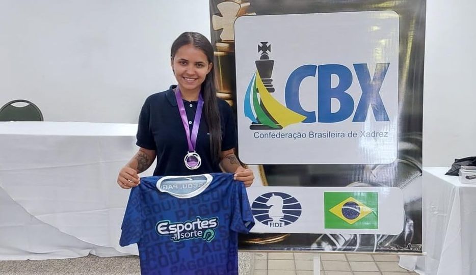 Macaibense mantém o título de vice-campeã brasileira de xadrez