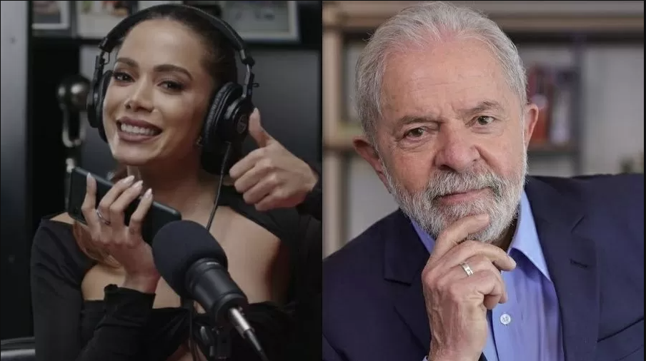 [VÍDEO] Anitta convida Lula para podcast e exibe áudio do ex-presidente ao vivo