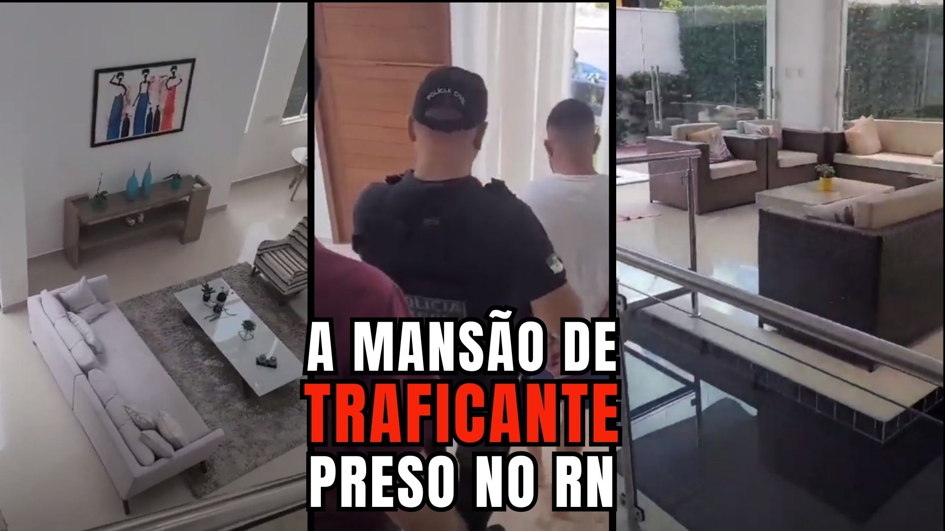 [VIDEO] Megatraficante é preso em mansão dentro de condomínio de luxo na Grande Natal