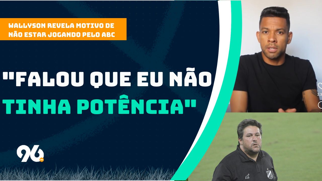 [VÍDEO] Wallyson se pronuncia e revela motivo de não estar jogando pelo ABC