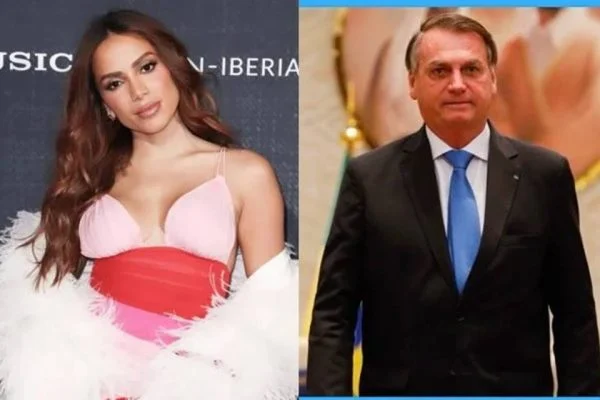 Bolsonaro rebate crítica de Anitta no Twitter: “Não sou eu”