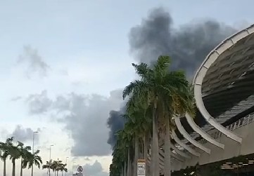 [VIDEO] Fumaça no Aeroporto de São Gonçalo do Amarante chama atenção; Veja o que aconteceu