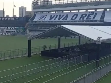 [VÍDEO] Acompanhe ao vivo o velório do Rei Pelé