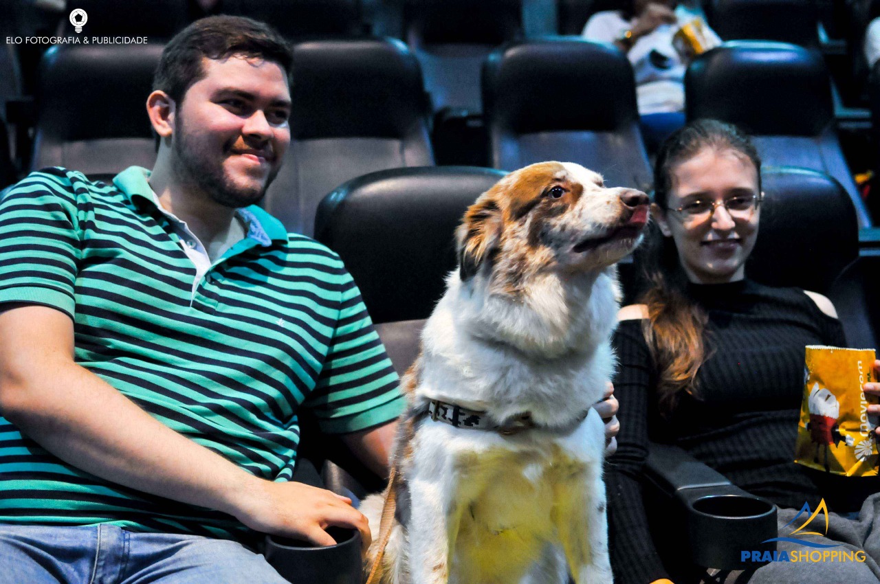 Sábado tem sessão de cinema para PETS no Moviecom do Praia Shopping