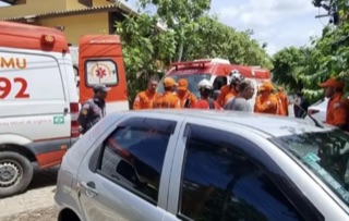 Quatro pessoas ficam feridas após elevador de pousada despencar