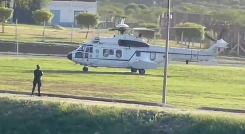 [VIDEO] Bolsonaro chega ao Estado de helicóptero; Veja a agenda do presidente no Seridó