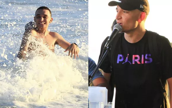 [VÍDEO] João Gomes surpreende banda de pagode e canta sua música com grupo em quiosque da praia