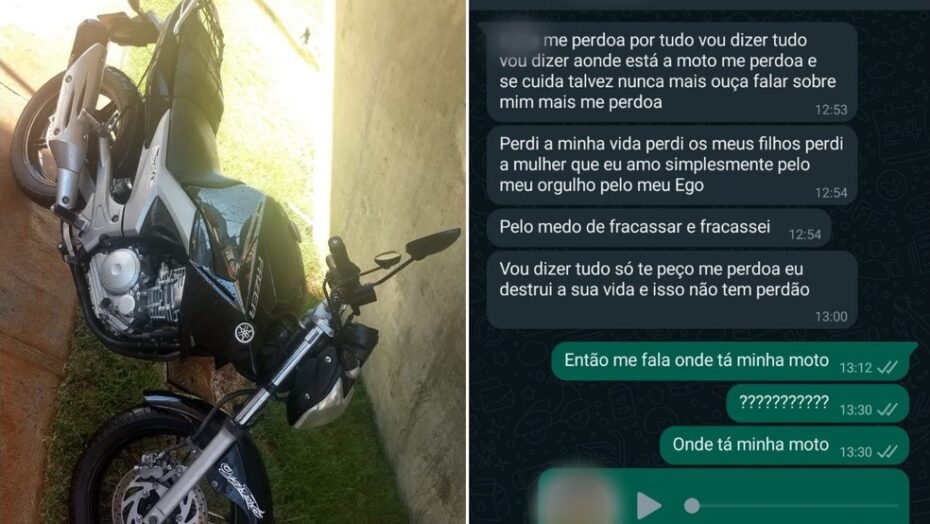 Noivo cancela casamento e some com moto da noiva