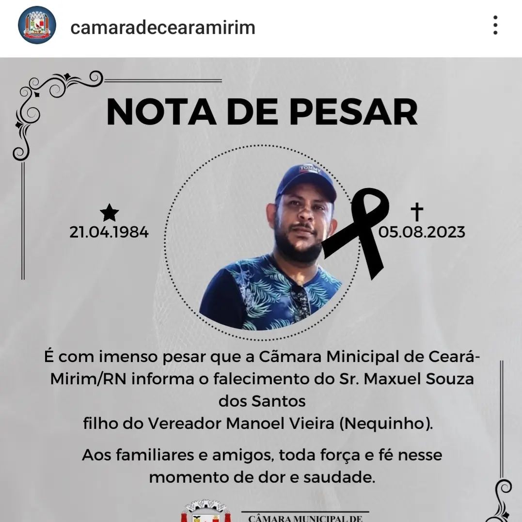 Câmara Municipal faz homenagem a filho de vereador morto em confronto com a PM