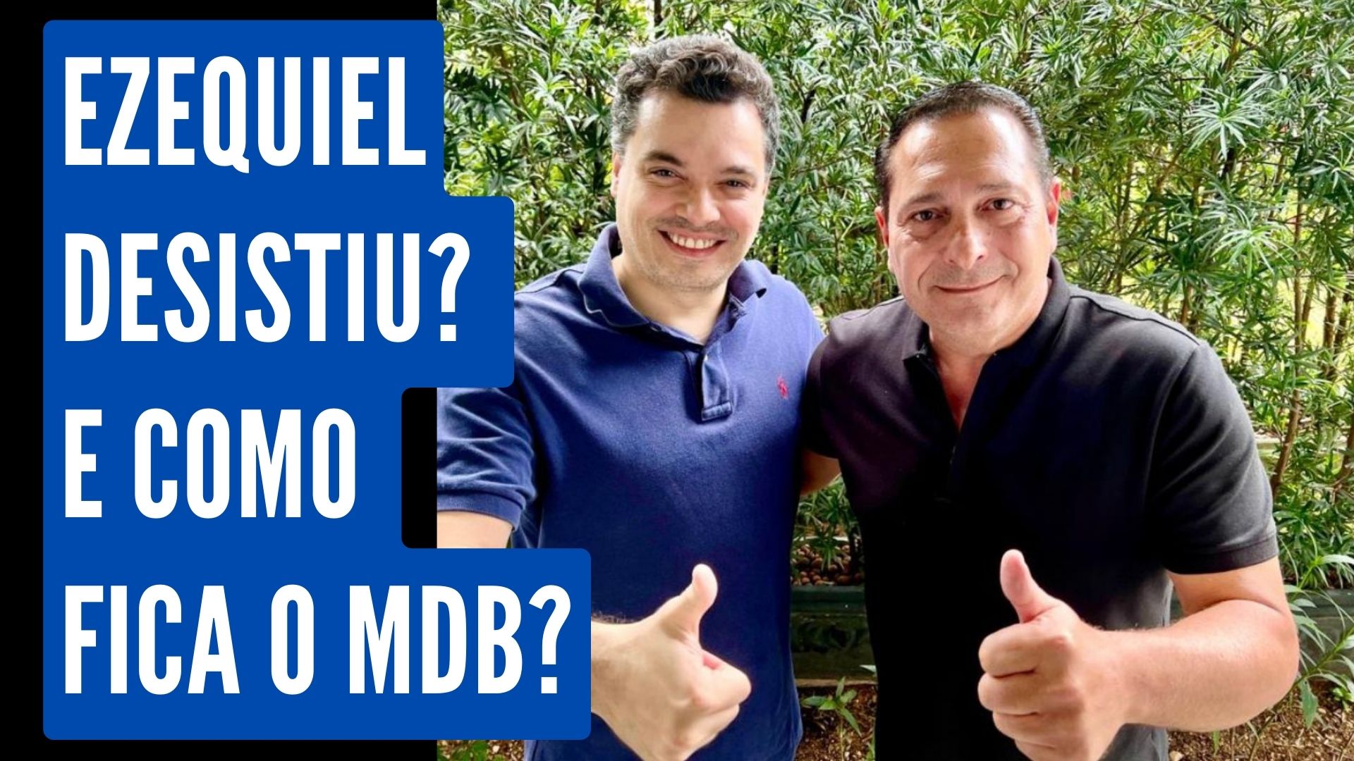 [VIDEO] Opinião: A desistência de Ezequiel e a situação complicada do MDB