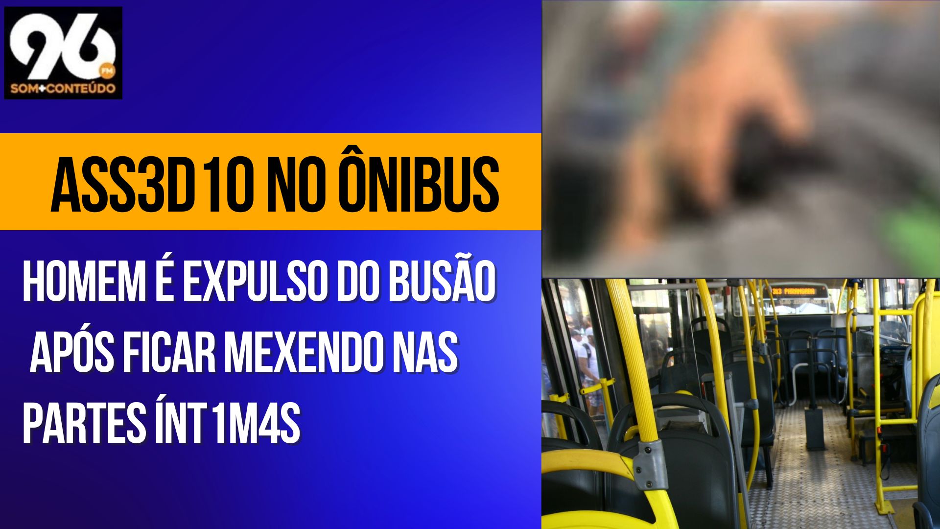 [VÍDEO] Importunação sexual: Idoso é expulso de ônibus em Natal após ser flagrado mexendo nas partes íntimas