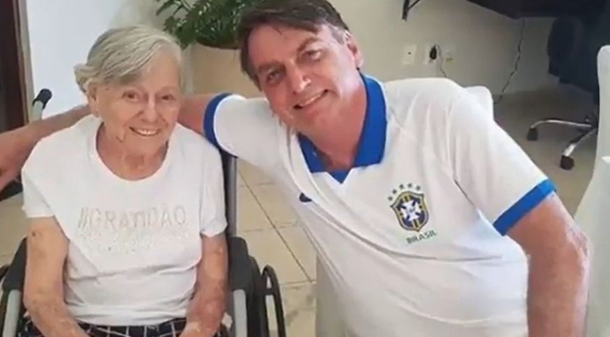 Aos 94 anos, mãe de Jair Bolsonaro morre no interior de São Paulo