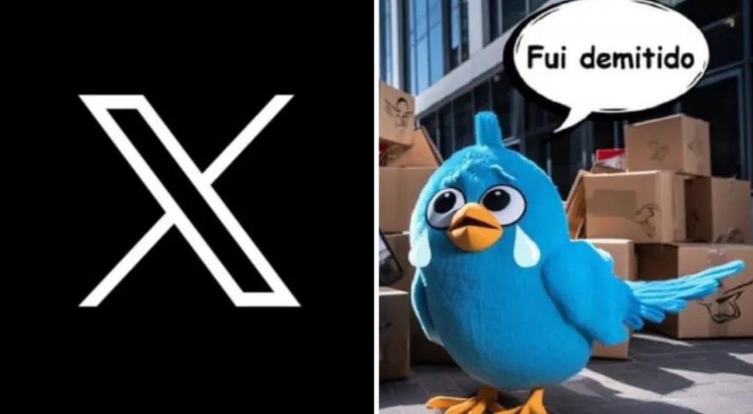 Brasileiros se despedem de passarinho azul do Twitter e criam memes com logo “X”