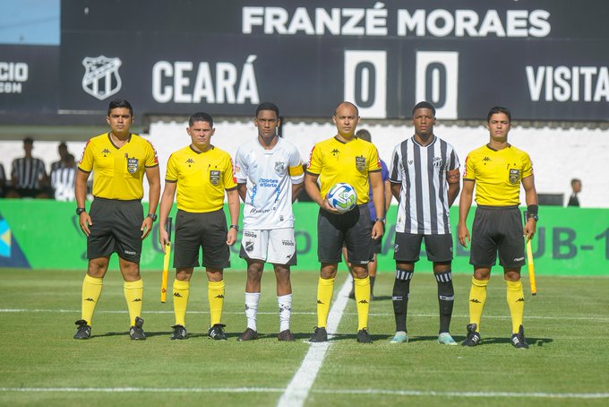 A boa equipe Sub-17 do ABC perde de goleada do Ceará