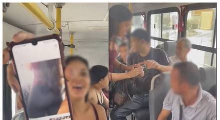 Homem flagrado tirando foto de mulher em ônibus é solto; caso viralizou