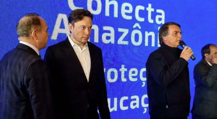 Elon Musk se encontra com Bolsonaro no interior de São Paulo