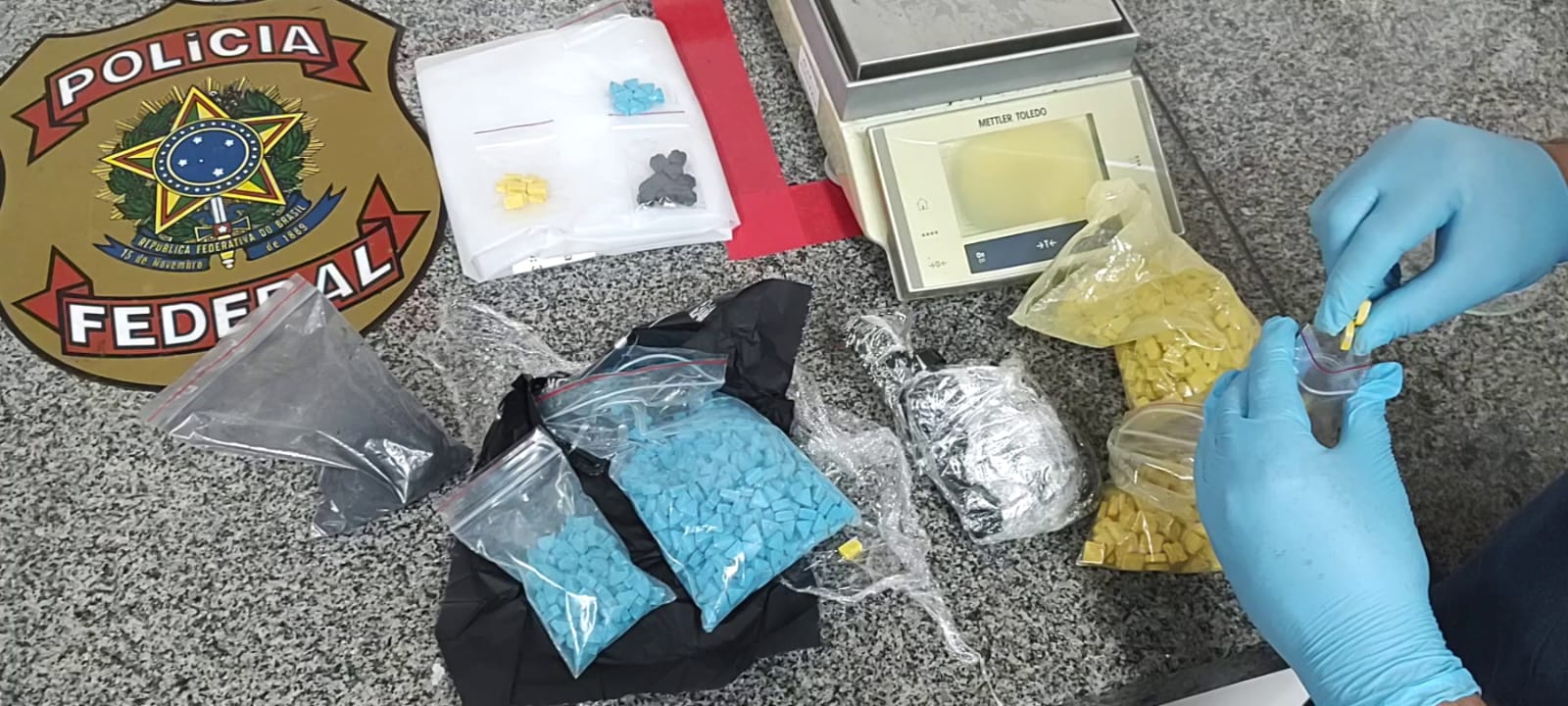 PF apreende mais de 1.000 comprimidos de ecstasy enviados via postal para o RN