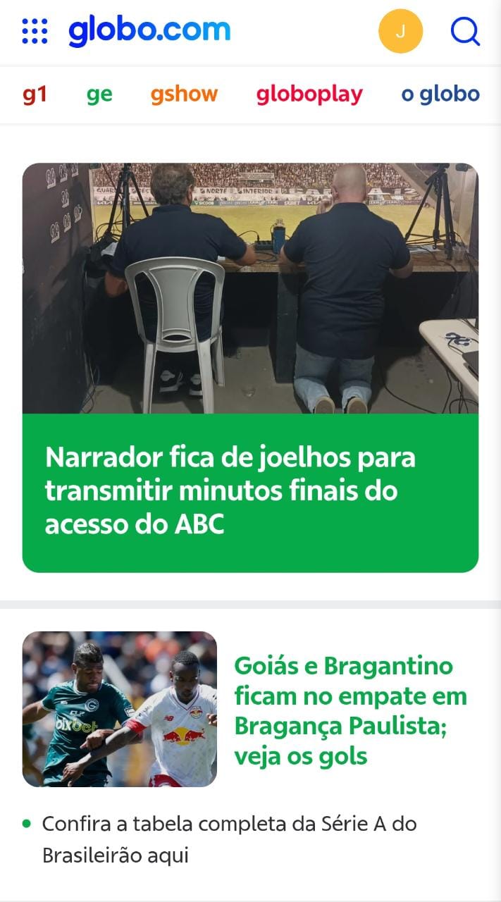 [VIDEO] G1: Narrador da 96 fica de joelhos para transmitir acesso do ABC para a Série B