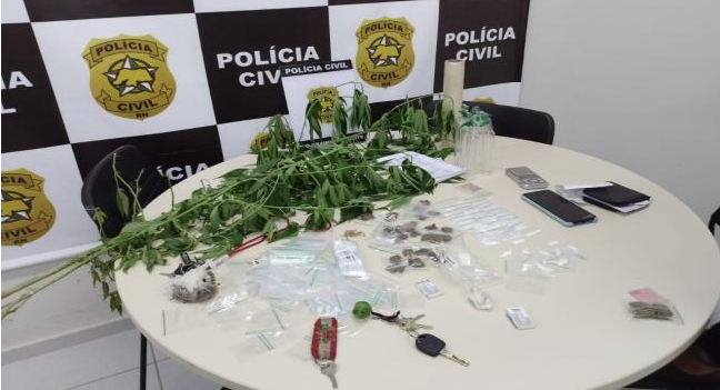 Polícia Civil pende dois homens em operação contra o tráfico de drogas em Natal e na Região Metropolitana